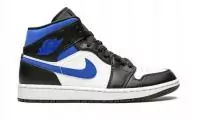 nike air jordan 1 mids 2021 white black royal